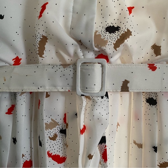 *VINTAGE* 1980s Tell-Ex belted dress - Picture 7 of 11